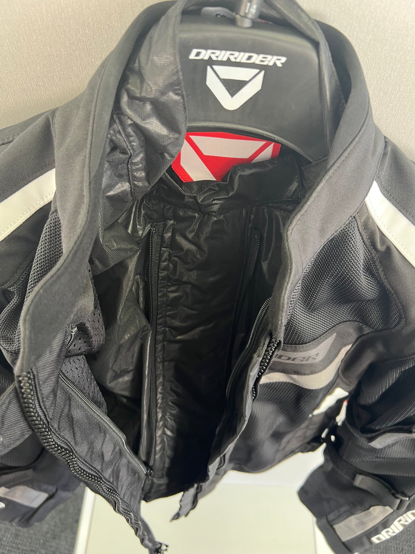 Dririder Air Ride Jacket Black White Grey LADIES