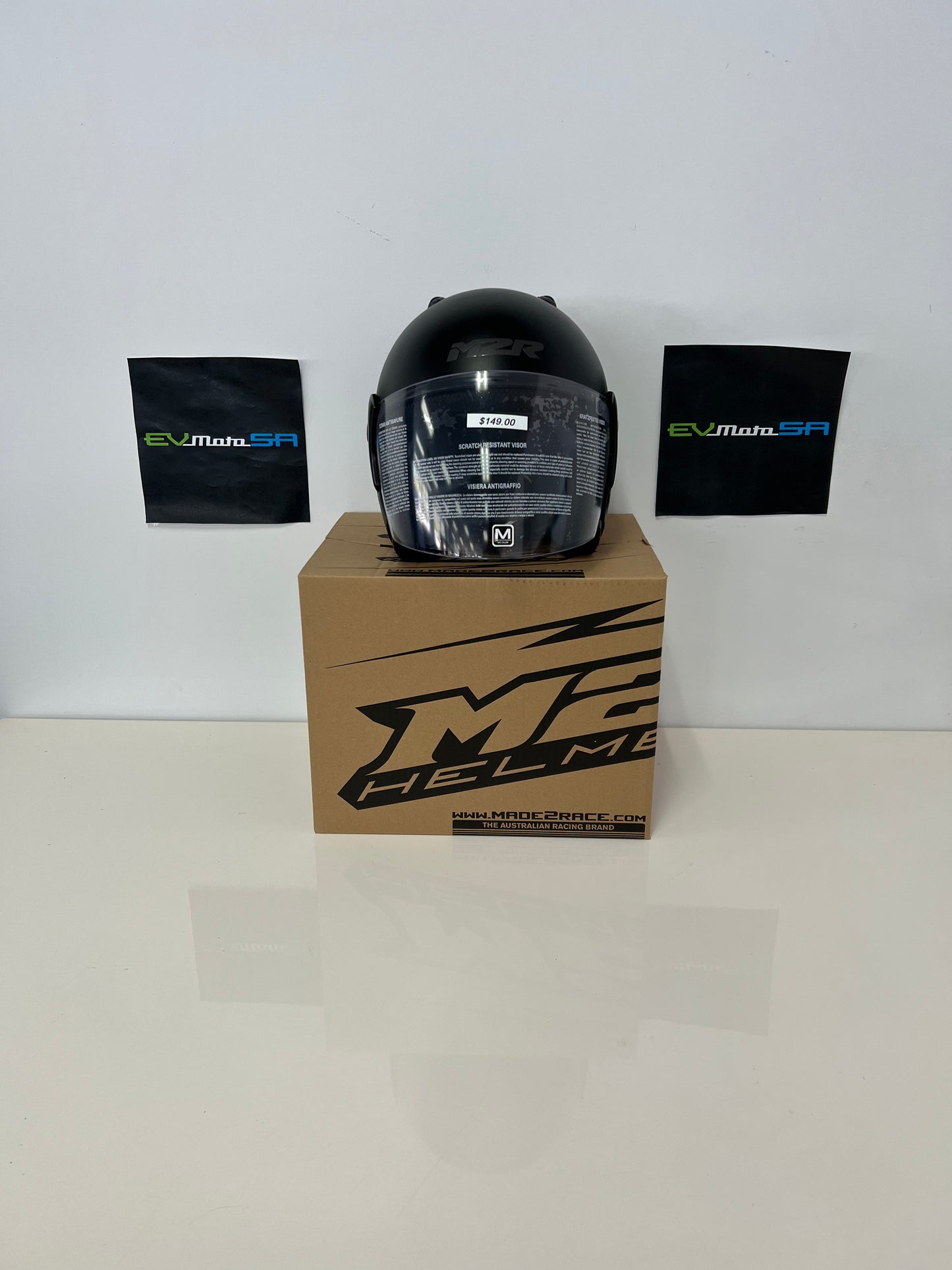 M2R 290 Helmet Semi Flat Black