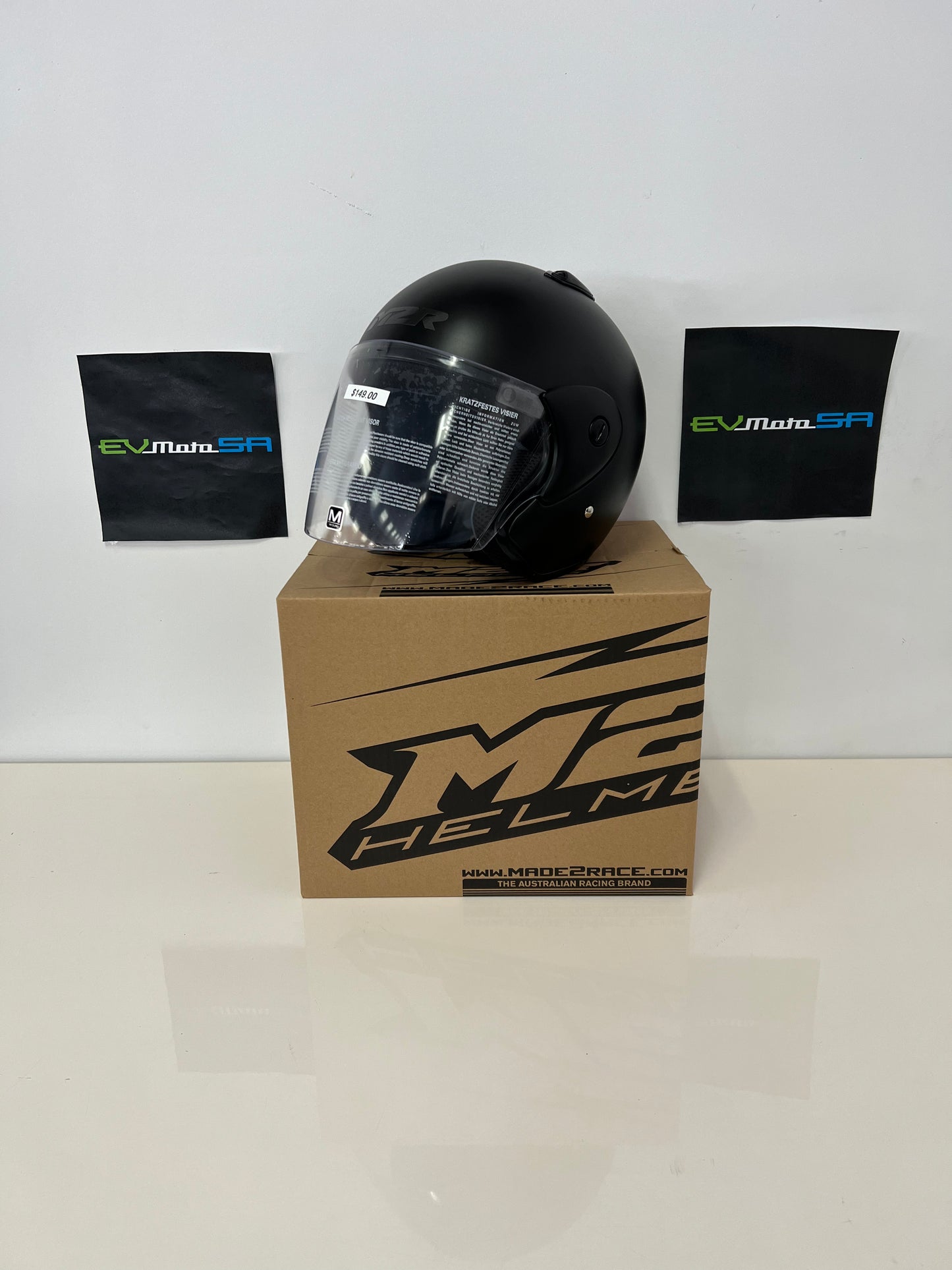 M2R 290 Helmet Semi Flat Black